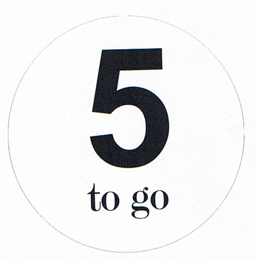 5 to go