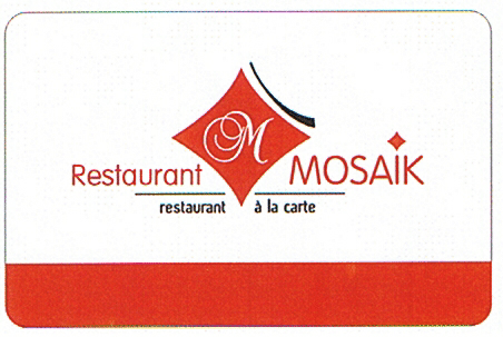 Restaurant MOSAIK restaurant a la carte