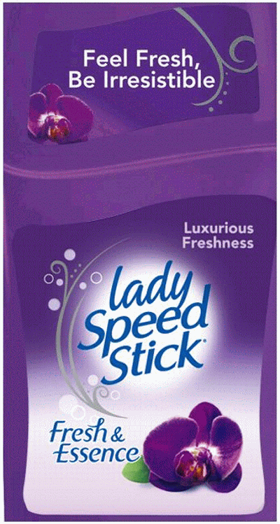 LADY SPEED STICK LUXURIOUS FRESHNESS, FRESH & ESSENCE, FEEL FRESH, BE IRRESISTIBLE