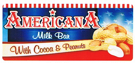 AMERICANA Milk Bar With Cocoa & Peanuts