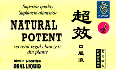 NATURAL POTENT secretul regal chinezesc din plante