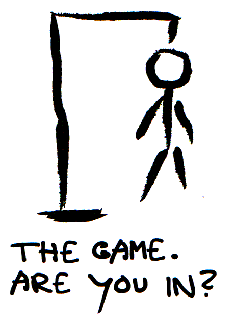 THE GAME. ARE YOU IN?