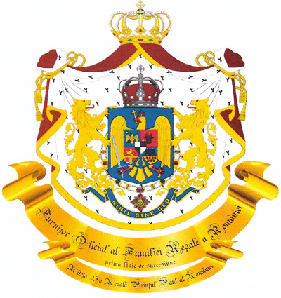NIHIL SINE DEO Furnizor Oficial al Familiei Regale a României prima linie de succesiune Alteţa Sa Regală Prinţul Paul al României