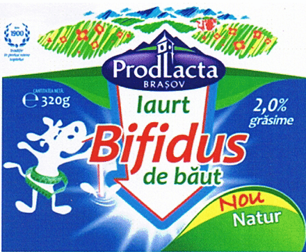 ProdLacta BRAŞOV Iaurt Bifidus de băut Nou Natur 2,0% grăsime