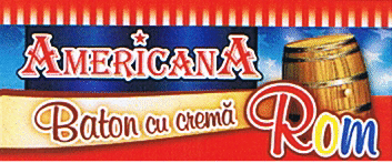 AMERICANA Baton cu cremă Rom