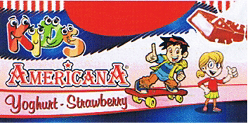 KIDS AMERICANA Yoghurt - Strawberry