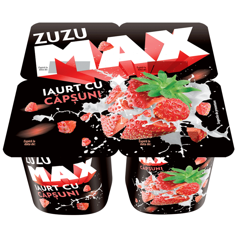 ZUZU MAX IAURT CU CĂPŞUNI