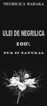 NEGRILICA BARAKA ULEI DE NEGRILICA 100% PUR SI NATURAL