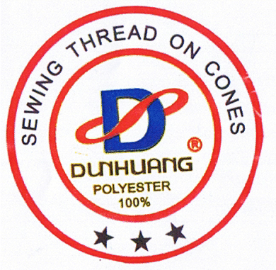 D DUNHUANG POLYESTER 100% SEWING THREAD ON CONES