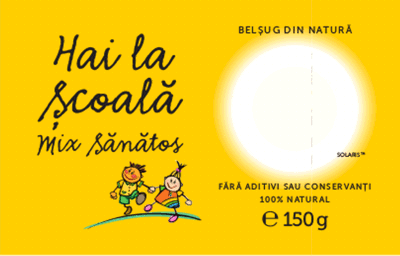 Hai la şcoală Mix sănătos BELŞUG DIN NATURĂ SOLARIS