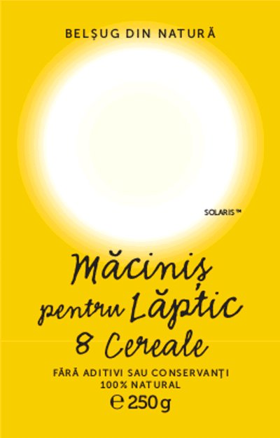 Măciniş pentru Lăptic 8 cereale BELŞUG DIN NATURĂ SOLARIS