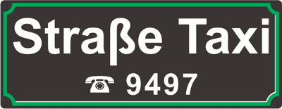 Straße Taxi 9497