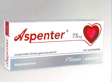 Aspenter comprimate filmate gastrorezistente