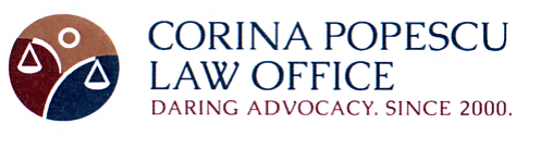 CORINA POPESCU LAW OFFICE DARING ADVOCACY.SINCE 2000.