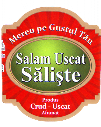 Salam Uscat Sălişte Mereu pe Gustul Tău Produs Crud-Uscat Afumat