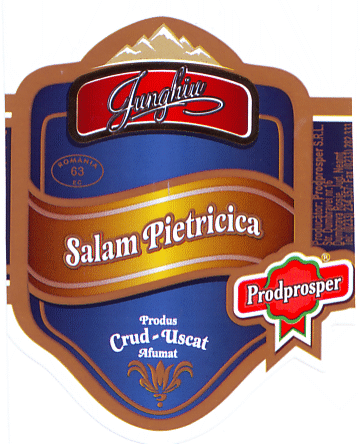 Junghiu Salam Pietricica produs Crud-Uscat Afumat Prodprosper