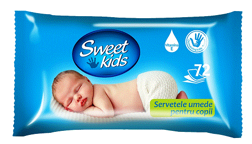 Sweet kids Servetele umede pentru copii