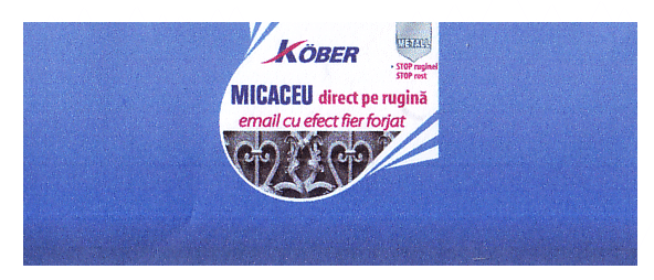 KÖBER MICACEU direct pe rugină email cu efect fier forjat METALL stop ruginei stop rost