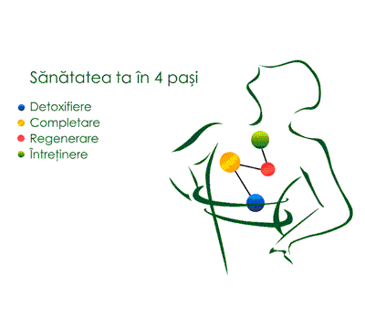 Sănătatea ta in 4 paşi Detoxifiere Completare Regenerare Intreţinere