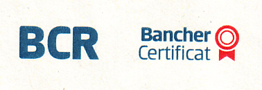 BCR Bancher Certificat