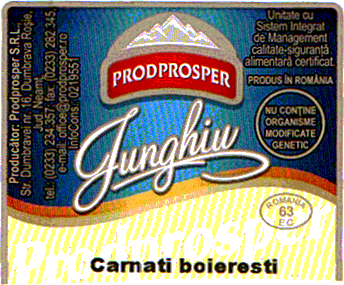 PRODPROSPER Junghiu Cârnaţi Boiereşti