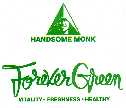 HANDSOME MONK Forever green VITALITY FRESHNESS HEALTHY