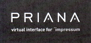 PRIANA virtual interface for impressum