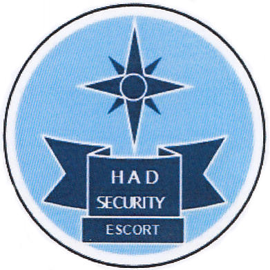 HAD SECURITY ESCORT