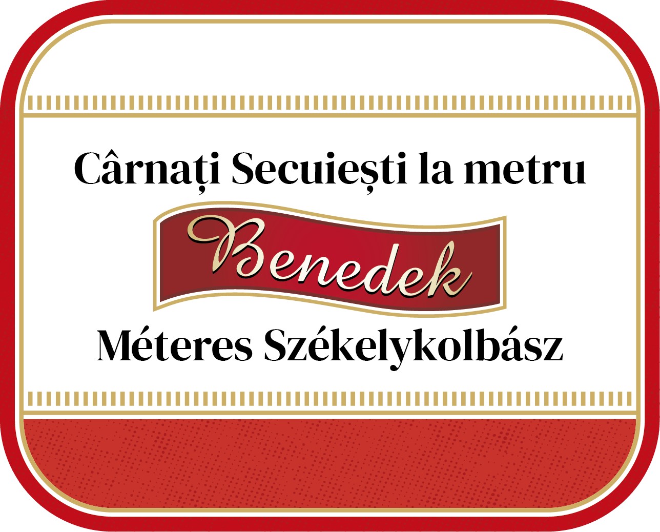 Cârnați Secuiești la metru Benedek Méteres Székelykolbász