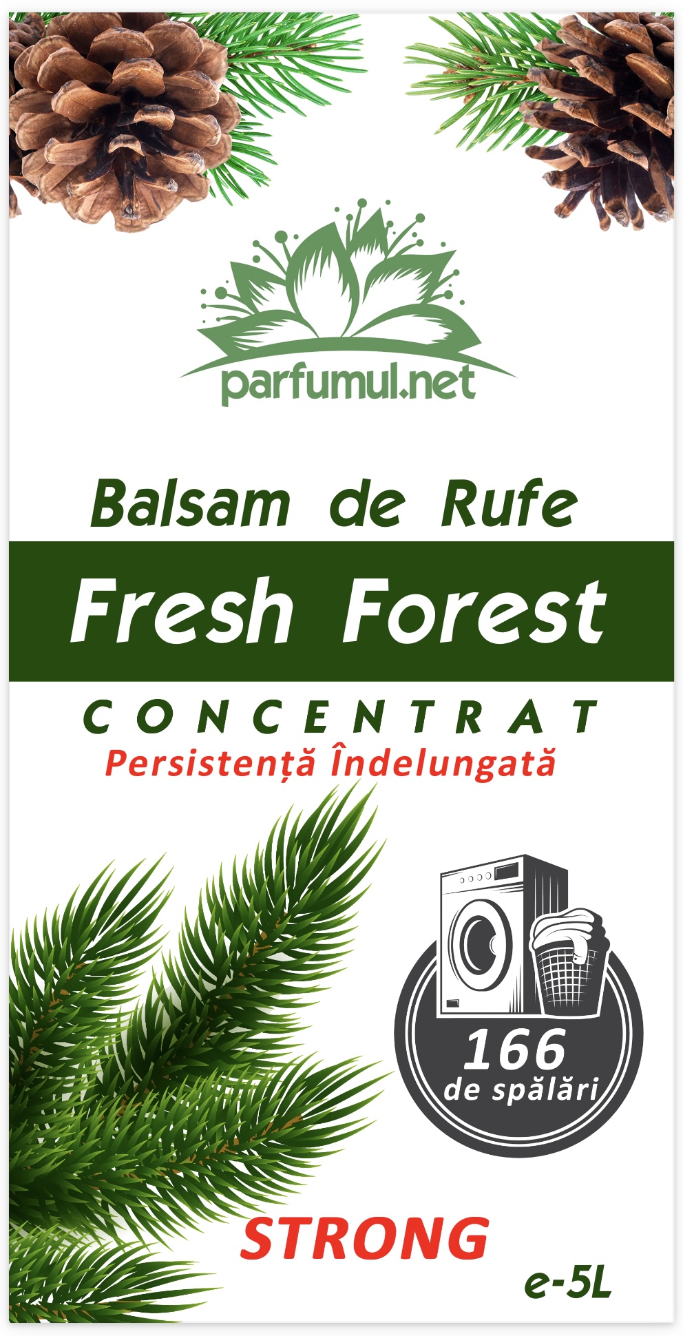 Fresh Forest parfumul.net Balsam de Rufe CONCENTRAT Persistență Îndelungată STRONG