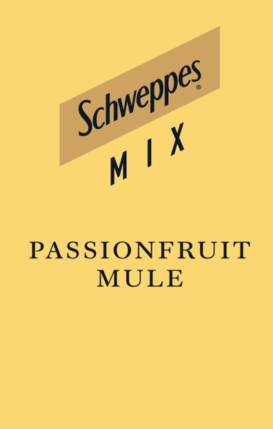 Schweppes MIX PASSIONFRUIT MULE