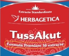 Extracte Standardizate HERBAGETICA TussAkut Formula Premium 16 extracte