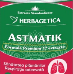 EXTRACTE STANDARDIZATE HERBAGETICA ASTMATIK FORMULA PREMIUM 17 EXTRACTE SANATATEA PLAMANILOR RESPIRATIE ADECVATA