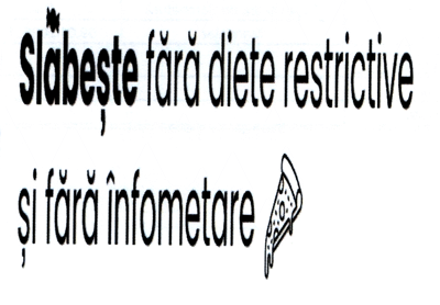 Slăbește fără diete restrictive și fără înfometare