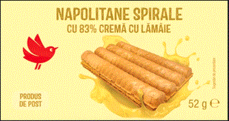 NAPOLITANE SPIRALE CU 83% CREMA CU LAMAIE