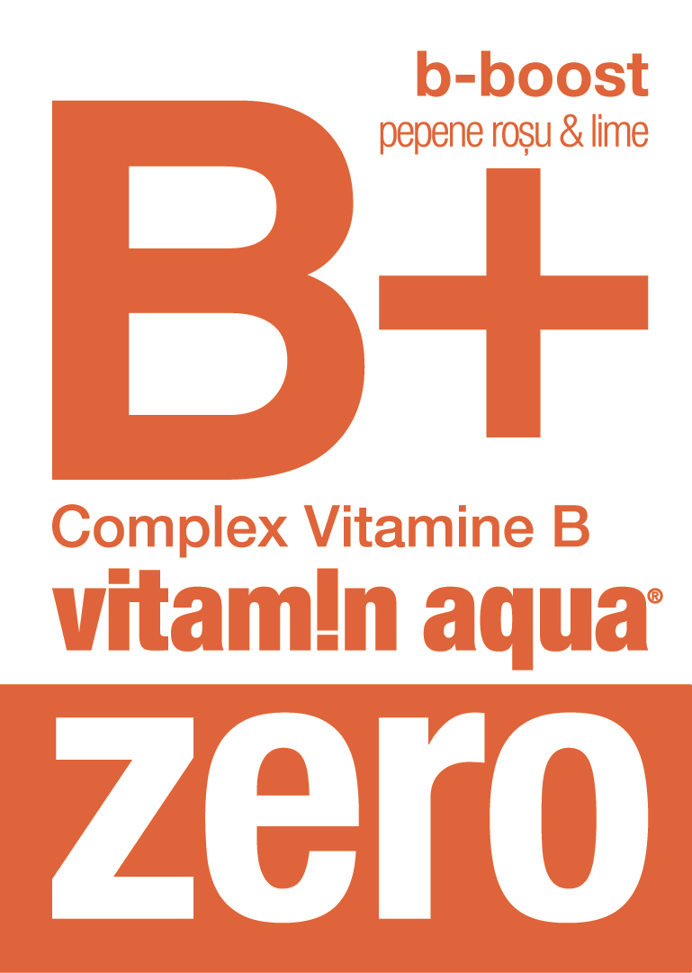 B+ b-boost vitam!n aqua zero pepene roșu & lime Complex Vitamine B
