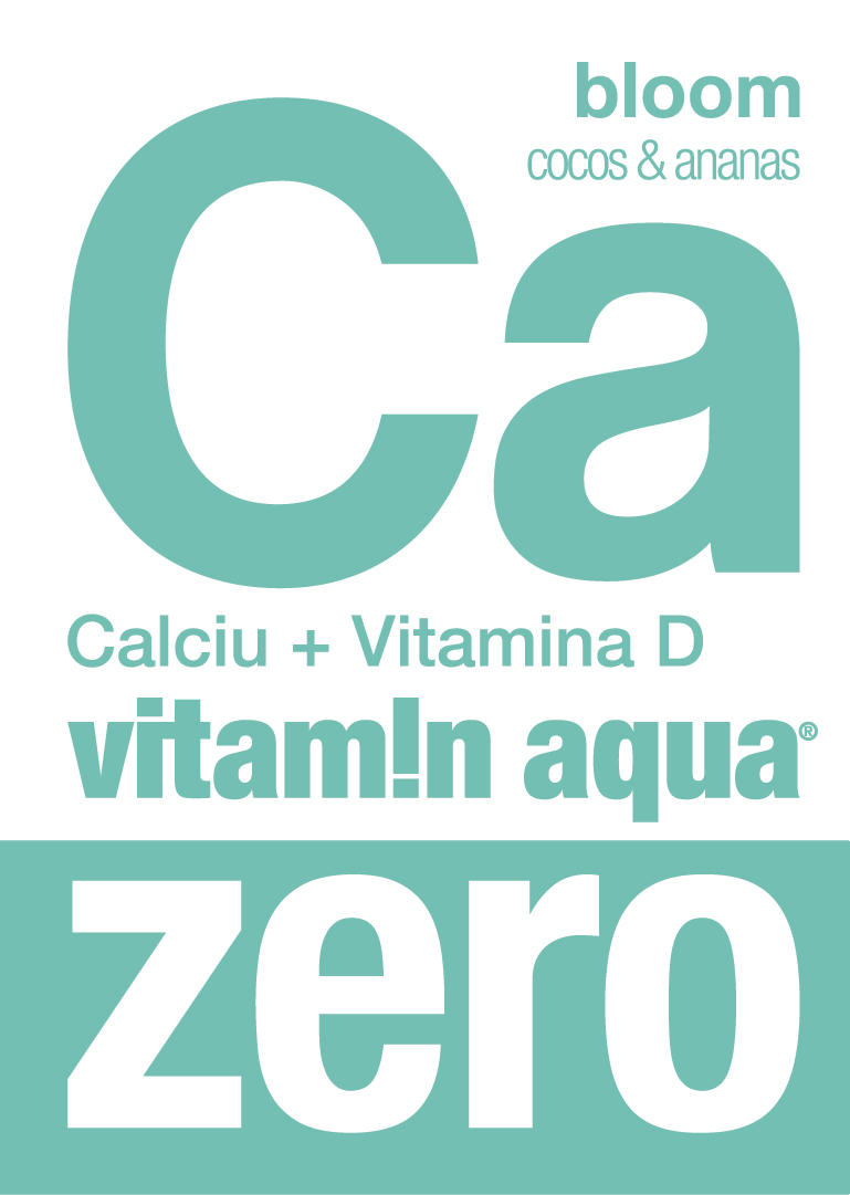 Ca bloom vitam!n aqua zero cocos & ananas Calciu + Vitamina D