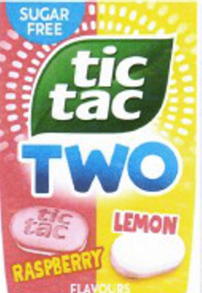 TIC TAC TWO RASPBERRY LEMON FLAVOURS