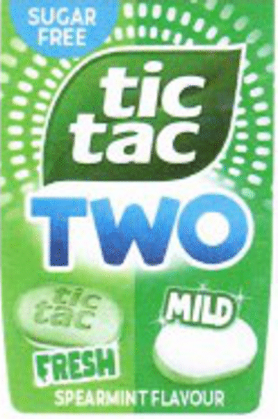 TIC TAC TWO FRESH MILD SPEARMINT FLAVOUR