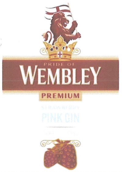PRIDE OF WEMBLEY PREMIUM STRAWBERRY PINK GIN