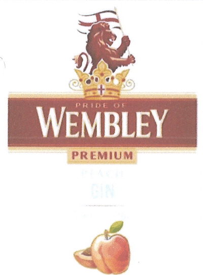 PRIDE OF WEMBLEY PREMIUM PEACH GIN