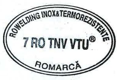 ROWELDING INOX&TERMOREZISTENTE 7 RO TNV VTU ROMARCĂ