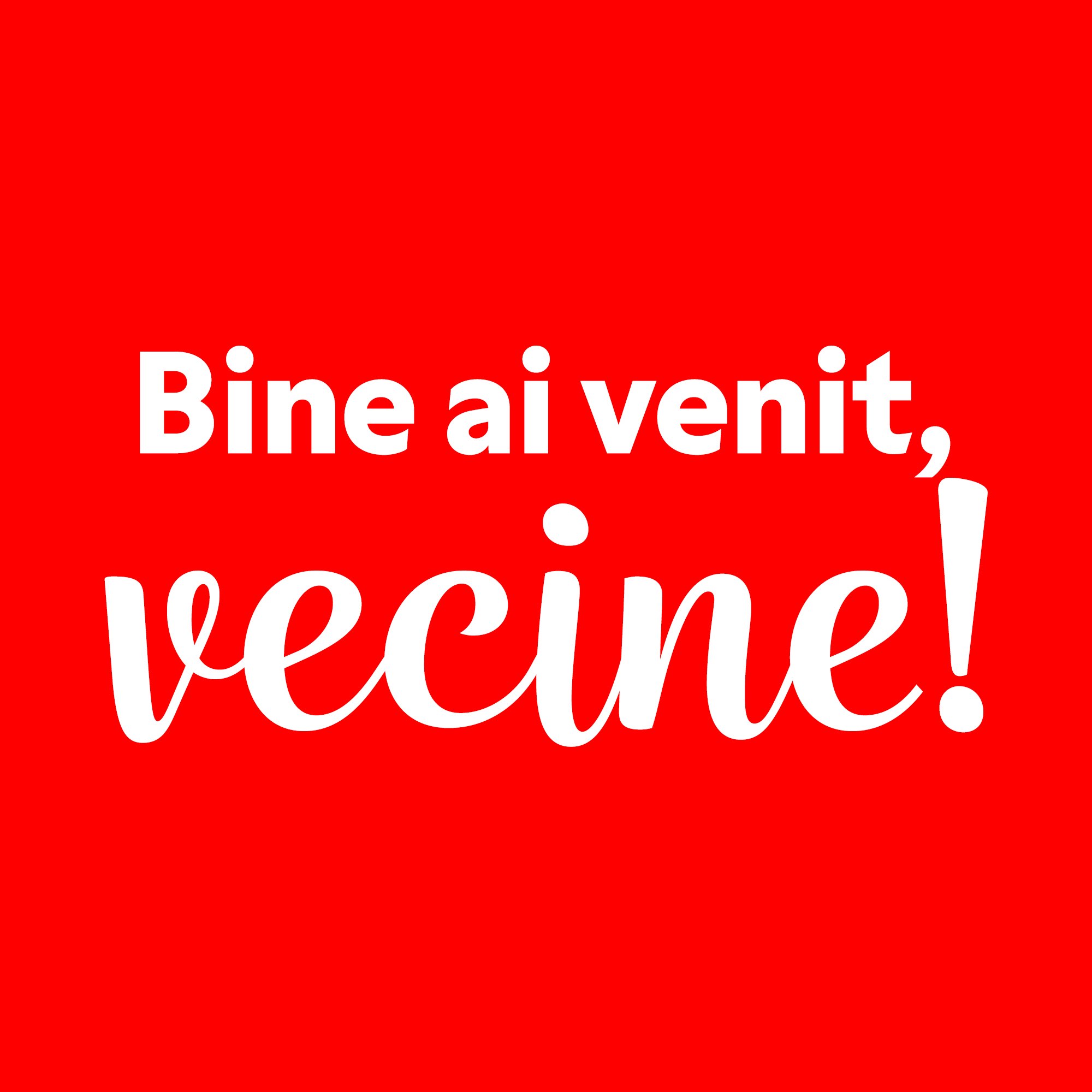 Bine ai venit, vecine!
