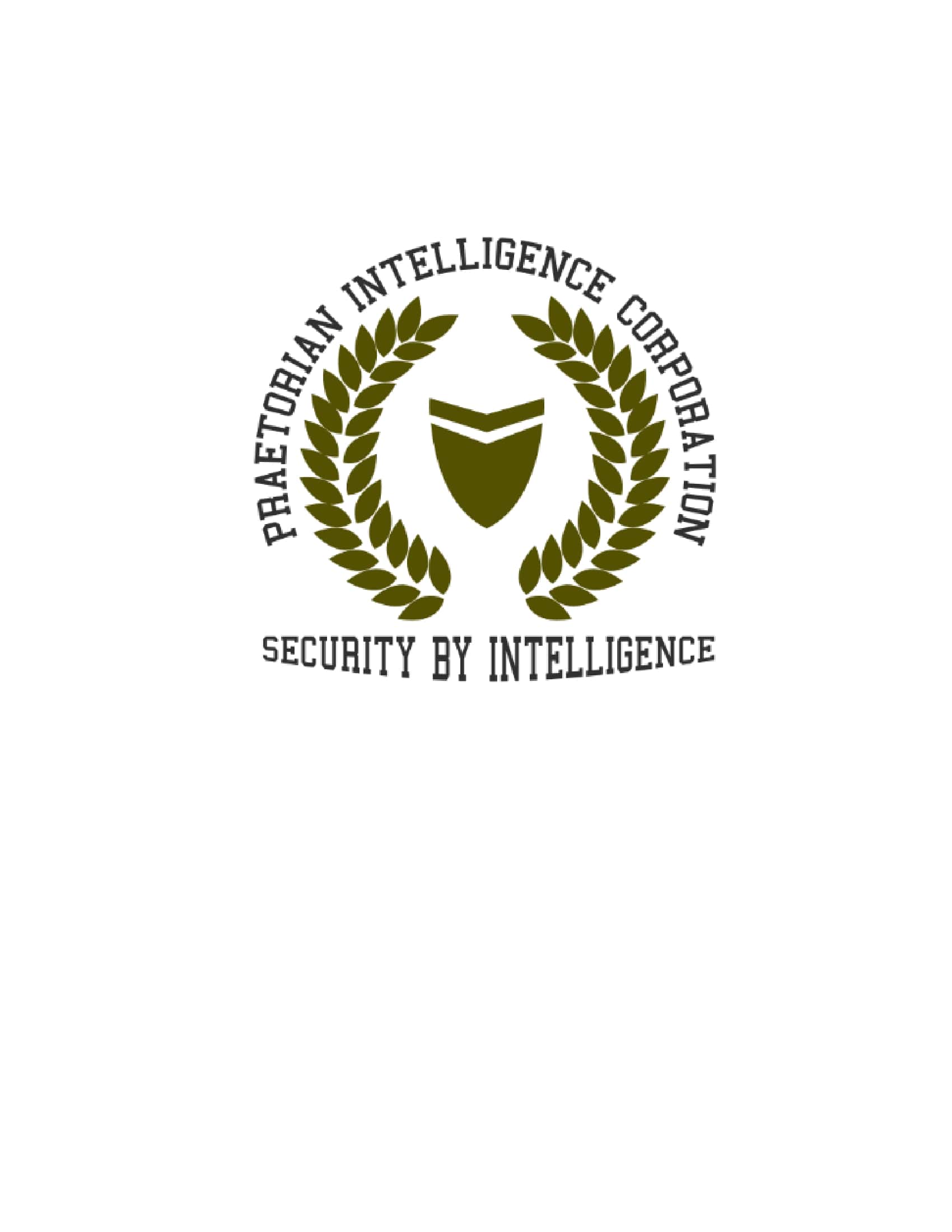 PRAETORIAN INTELLIGENCE CORPORATION SECURITY BY INTELLIGENCE