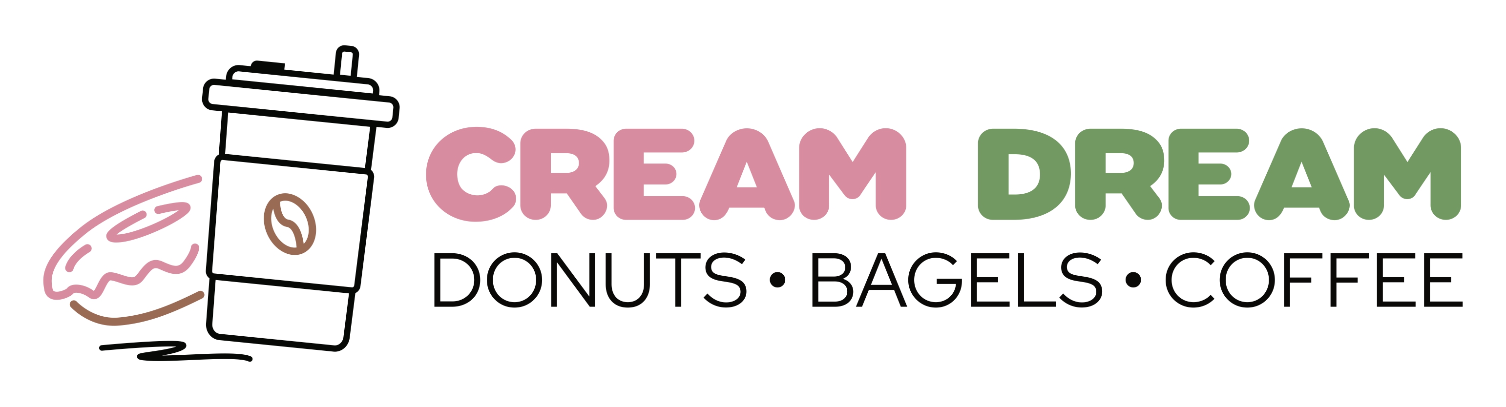 CREAM DREAM DONUTS BAGELS COFFEE