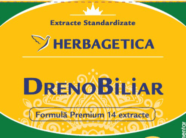 EXTRACTE STANDARDIZATE HERBAGETICA DRENOBILIAR FORMULA PREMIUM 14 EXTRACTE