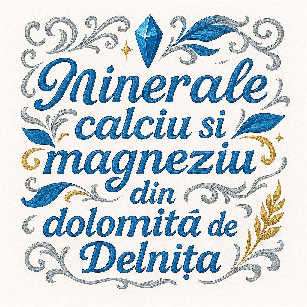 Minerale calciu si magneziu din dolomită de Delnița