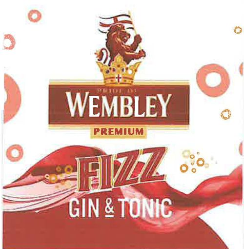 PRIDE OF WEMBLEY PREMIUM FIZZ GIN & TONIC