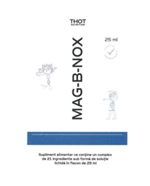 THOT NUTRITION MAG-B-NOX Supliment alimentar ce conține un complex de 21 ingrediente