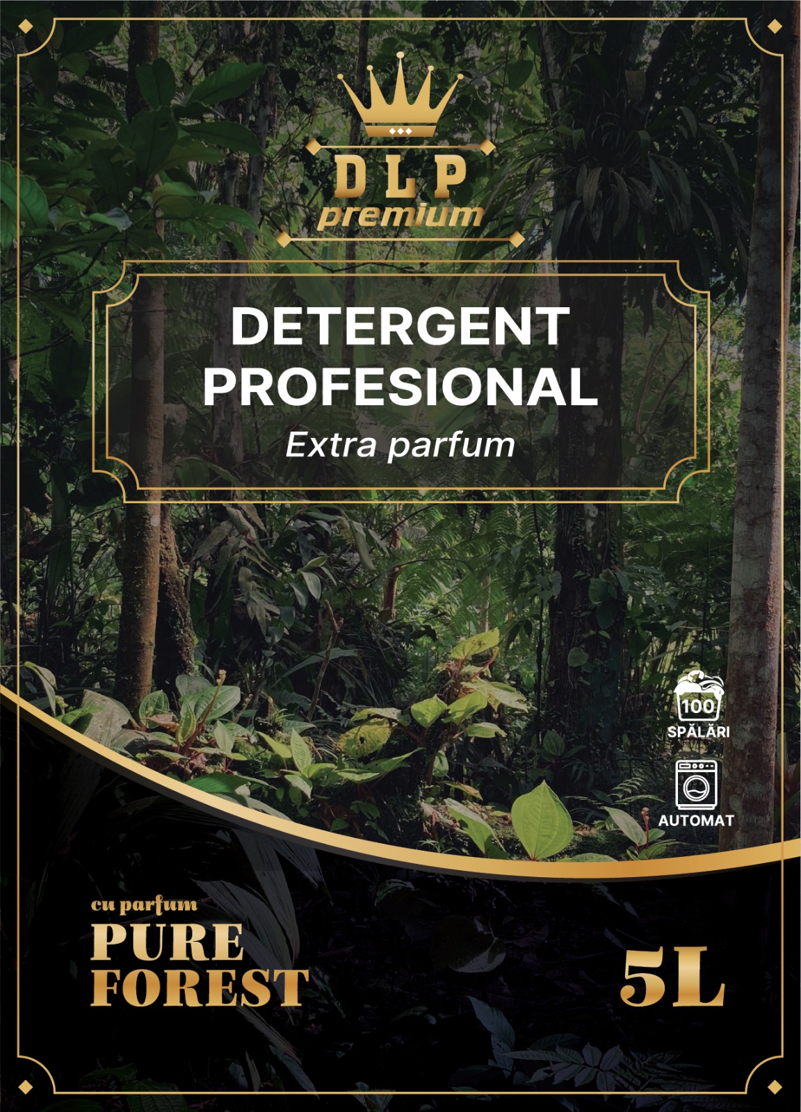 DLP premium DETERGENT PROFESIONAL Extra parfum cu parfum PURE FOREST 5L